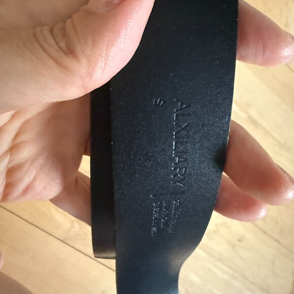 Aritzia Auxilliary Classic Black Belt - Picture 7 of 10